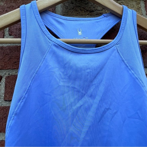 Spyder Active Womens Sleeveless Racer Back Tank Top Gym Activewear Purple Medium - Picture 5 of 8